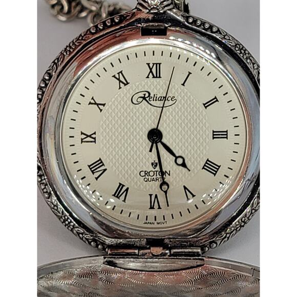 George Selden 1895 Commemoration of The Automobile Pocket Watch Silver Finish - Picture 1 of 4
